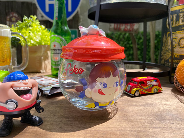 楽天市場】不二家 ペコちゃん キャンディポット アメリカン雑貨