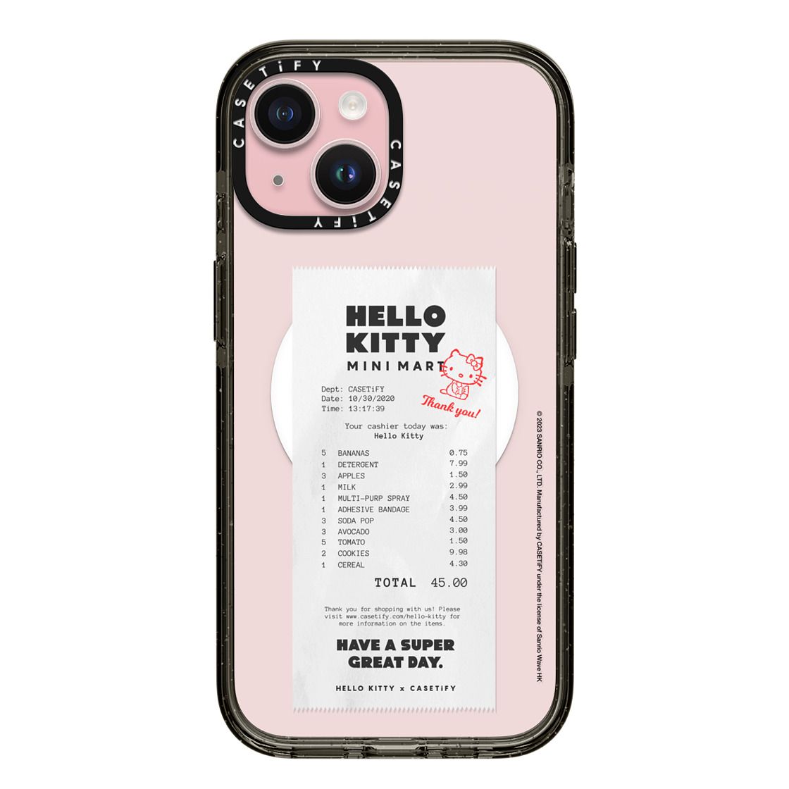 楽天市場】【公式】CASETiFY Hello Kitty コラボ iPhone15 Pro Max