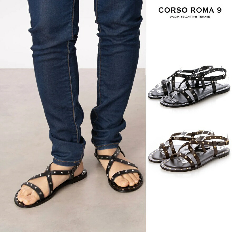 楽天市場】CORSO ROMA 9 コルソローマ ノーヴェ スタッズレザー