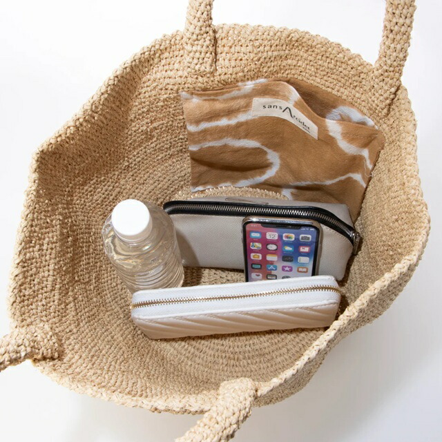 楽天市場】Sans Arcidet サンアルシデ KAPITY BAG CVEG レザーハンドル