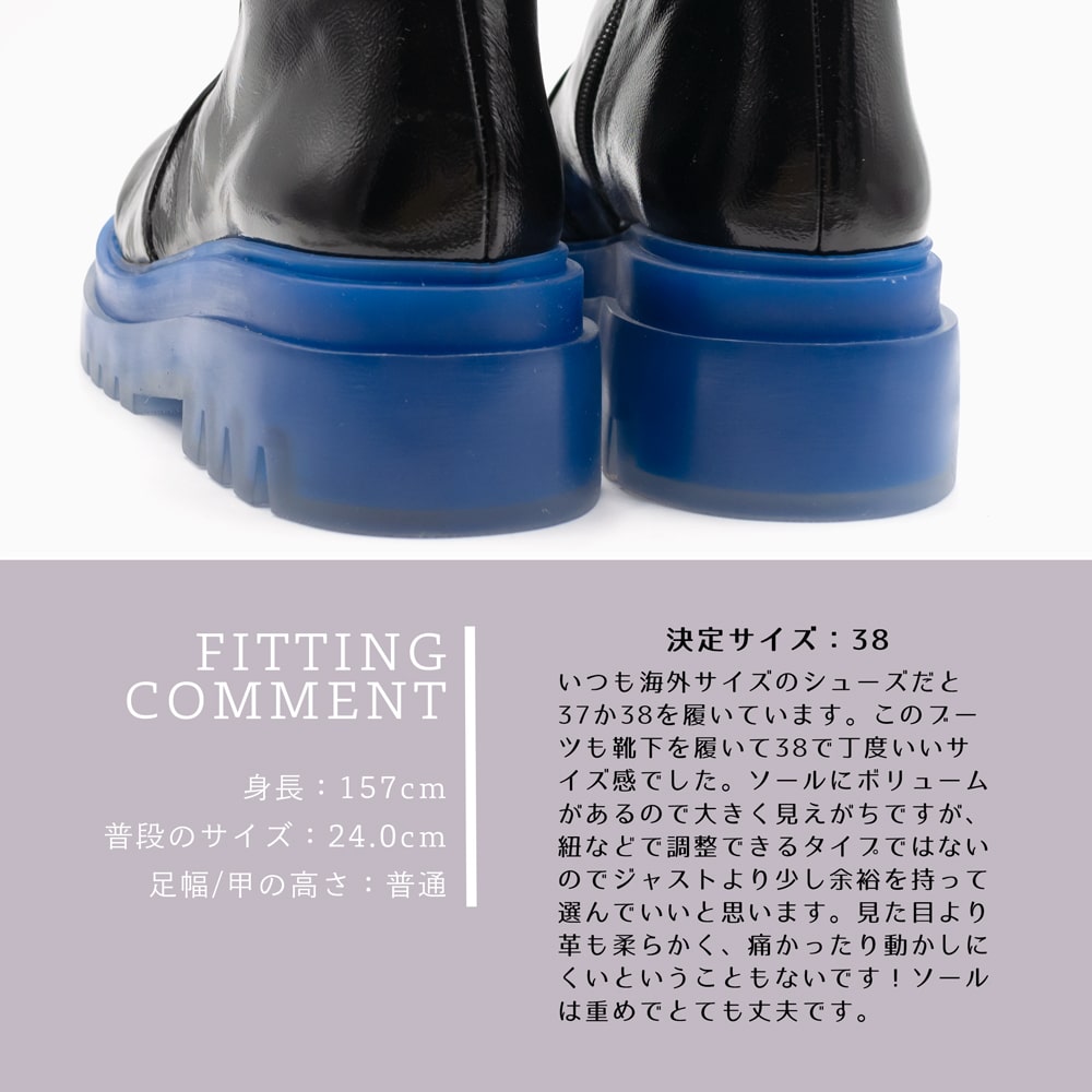 楽天市場】CHIE MIHARA [チエミハラ]カラークリアソールエナメル