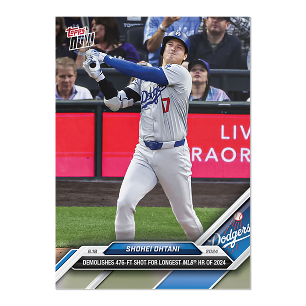 2019年に24時間限定発売された Topps nowのエンゼルス大谷翔平選手