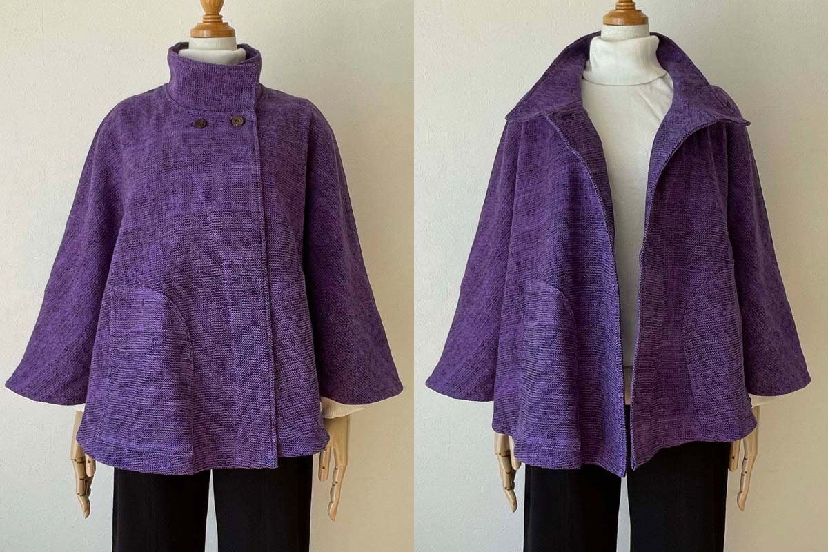 楽天市場】ポンチョ コート 手織り綿 コットン100% フリーサイズ 40代