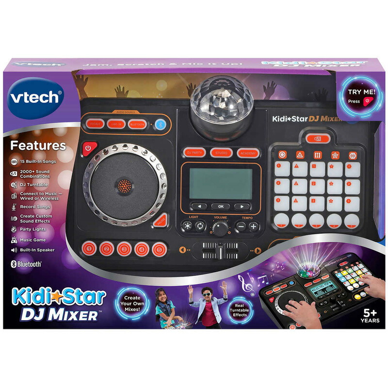 楽天市場】即納 【 VTech 】 ヴイテック キディスター DJミキサー