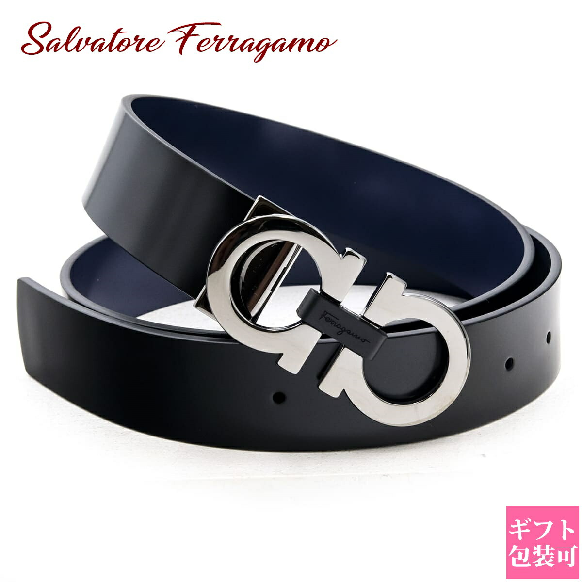 楽天市場】フェラガモ ベルト FERRAGAMO ベルト メンズ リバーシブル