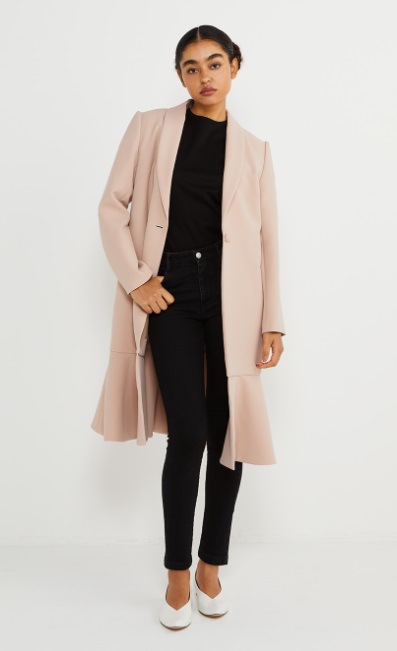 楽天市場】BORDERS at BALCONY ラッフルヘムコート