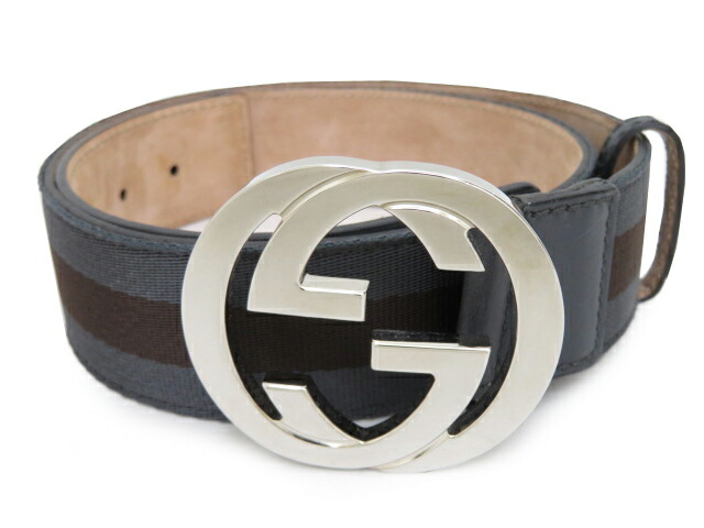 楽天市場】GUCCI インターロッキングGバックル ベルト