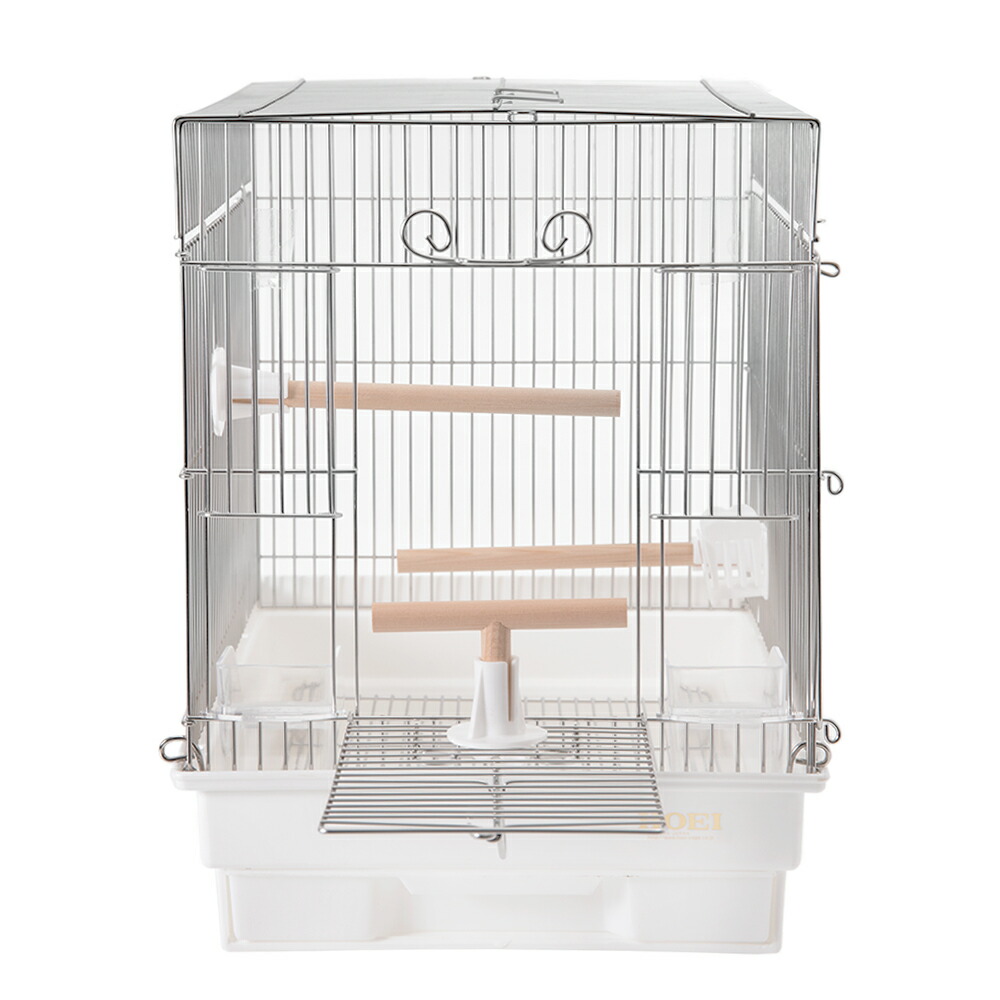 楽天市場】鳥かご HOEI 21手のりステンレス ホワイト （29