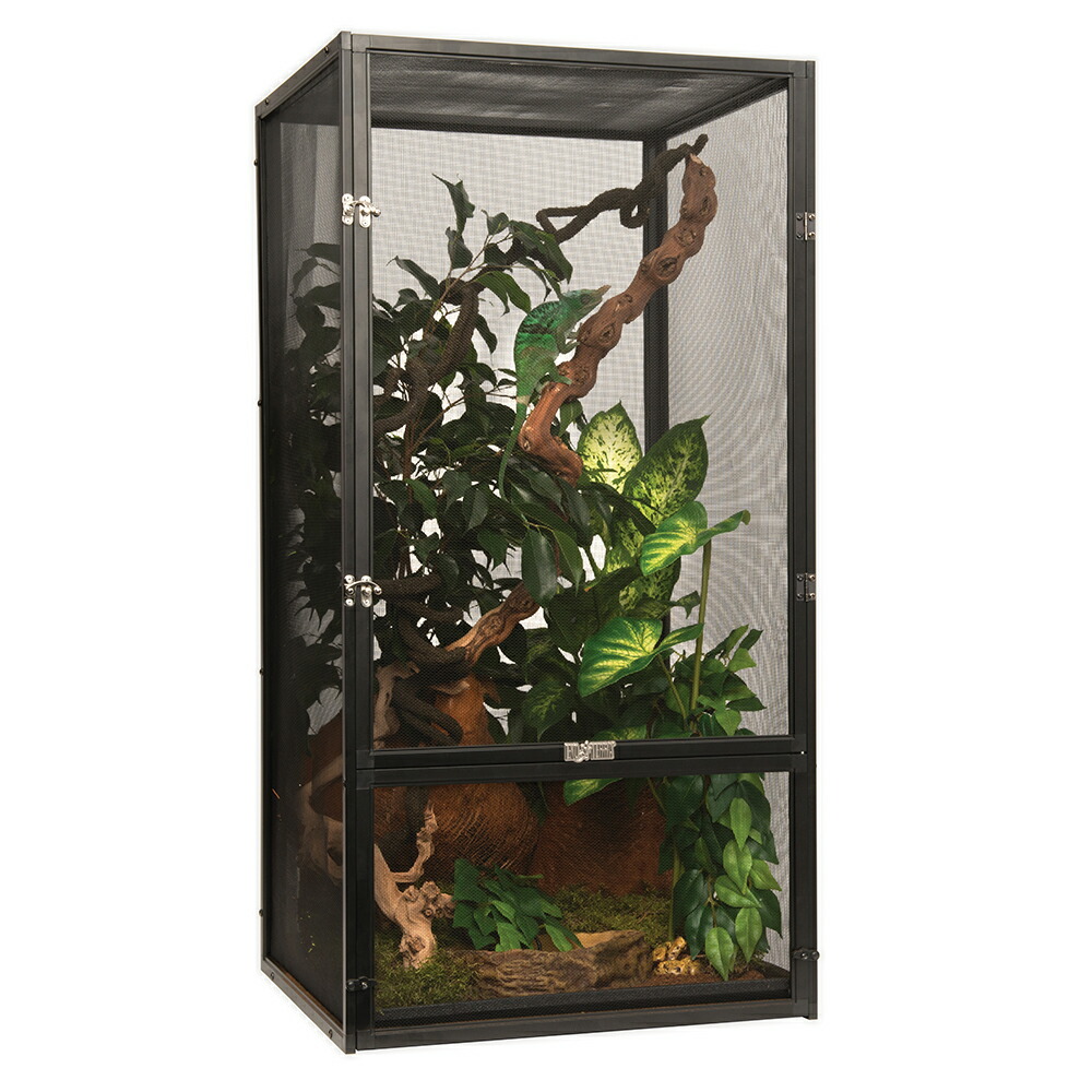 楽天市場】爬虫類ケージ GEX エキゾテラ スクリーンテラリウム