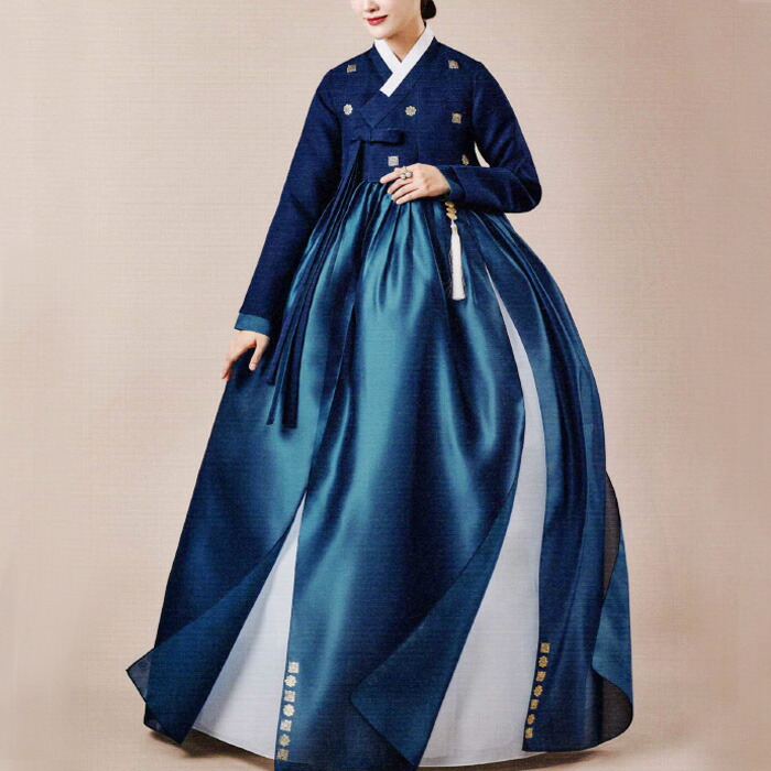 楽天市場】チョゴリ（カラーブルー）（その他｜オーダーメイド