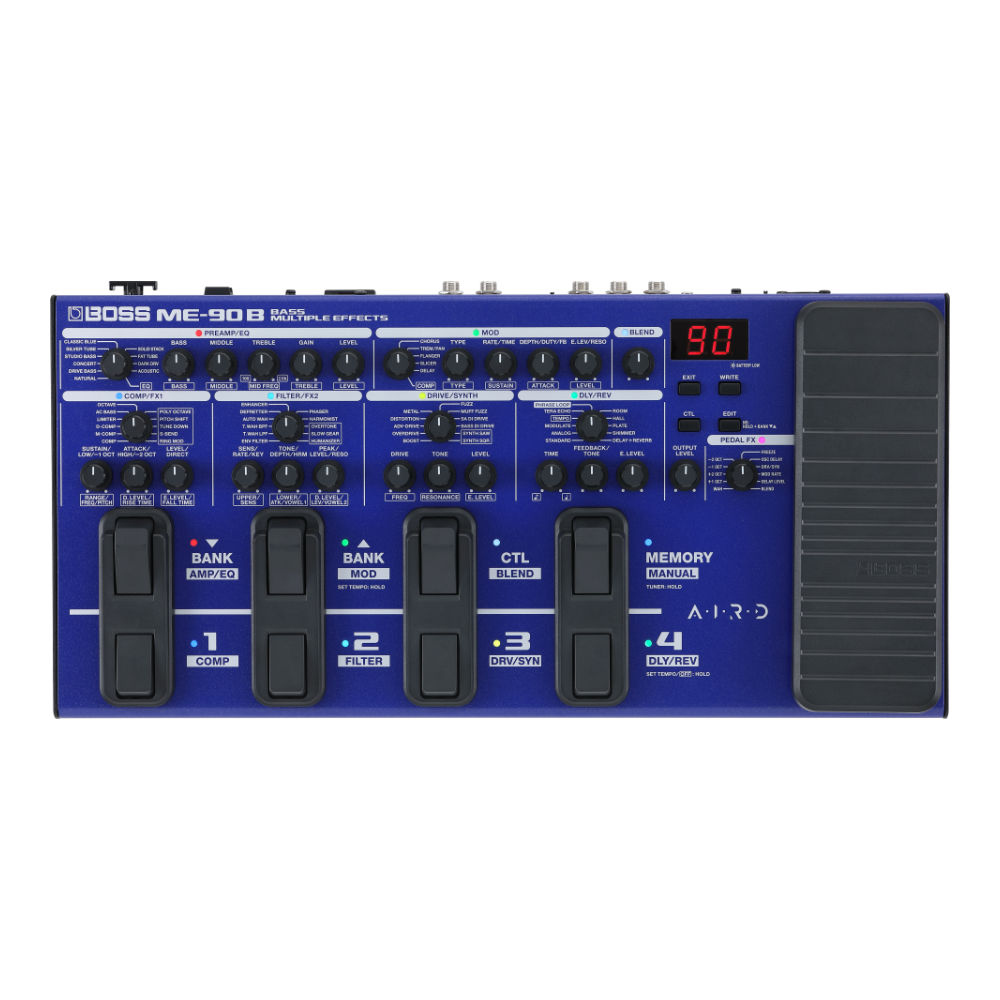 楽天市場】ベースエフェクター マルチエフェクター BOSS ME-90B BASS