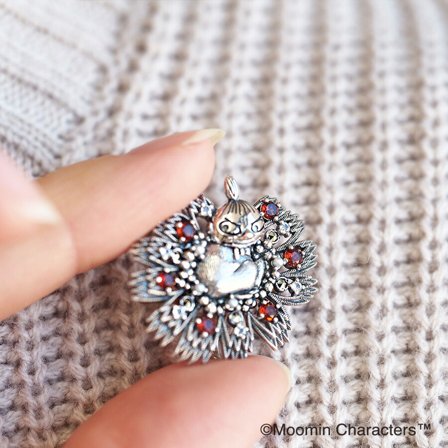 楽天市場】碌山 花の上の リトルミィ ブローチ ペンダント チェーン