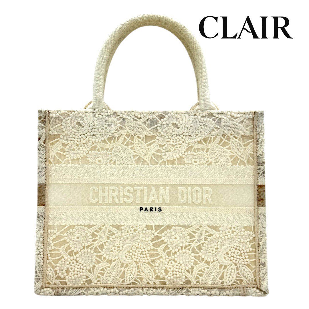 楽天市場】【中古】 ディオール マクラメレース ブックトート スモール