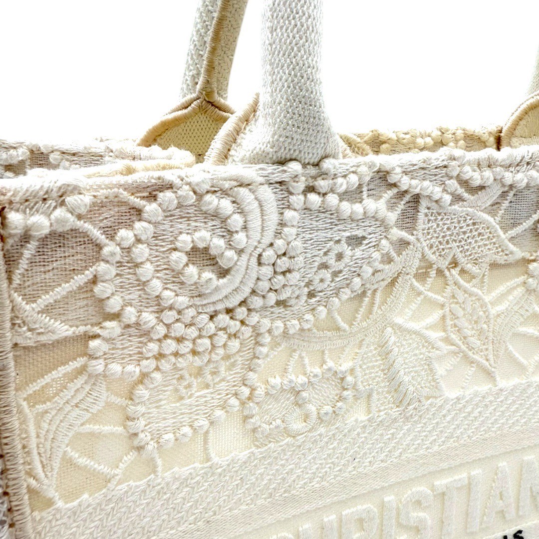 楽天市場】【中古】 ディオール マクラメレース ブックトート スモール