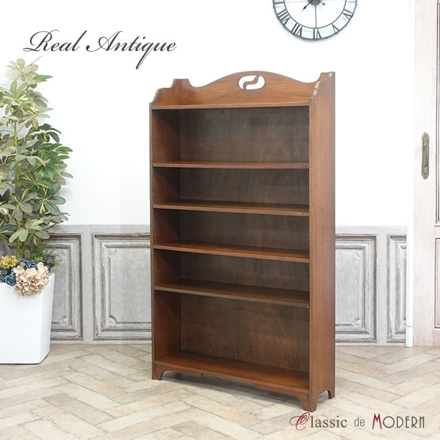 楽天市場】アンティーク ブックケース アンティーク家具 飾り棚