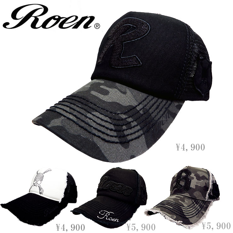 楽天市場】Roen（ロエン）男女兼用、CAP キラキララインストーン