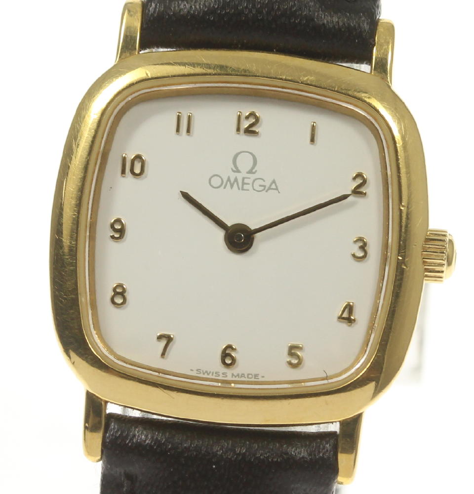 楽天市場】【OMEGA】オメガ デビル スクエア 白文字盤 クォーツ