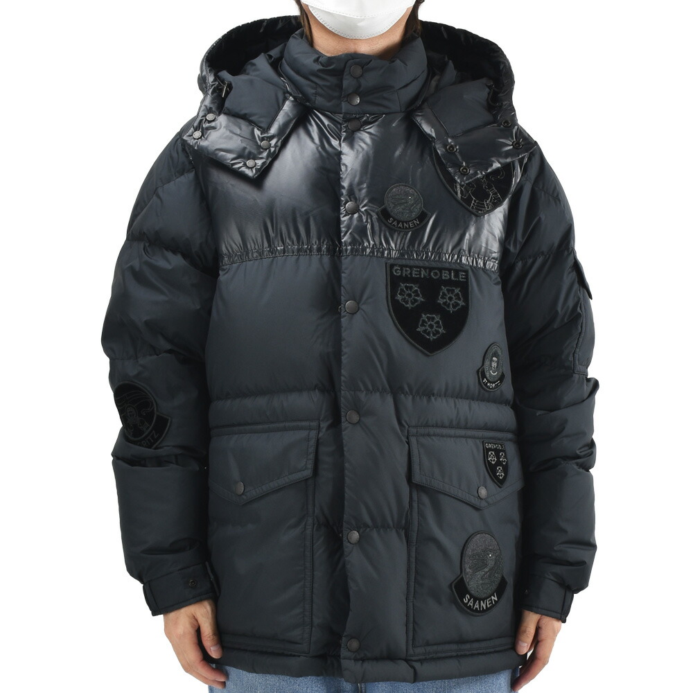 MONCLER モンクレールフード付きナイロン ジャケット size7 ブラック