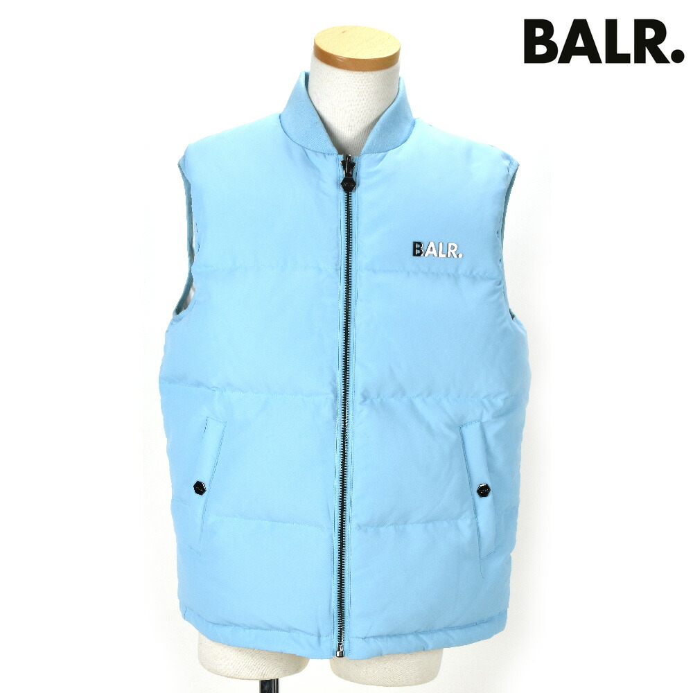 楽天市場】ボーラー ダウンベスト メンズ ダウンジャケット スカイ