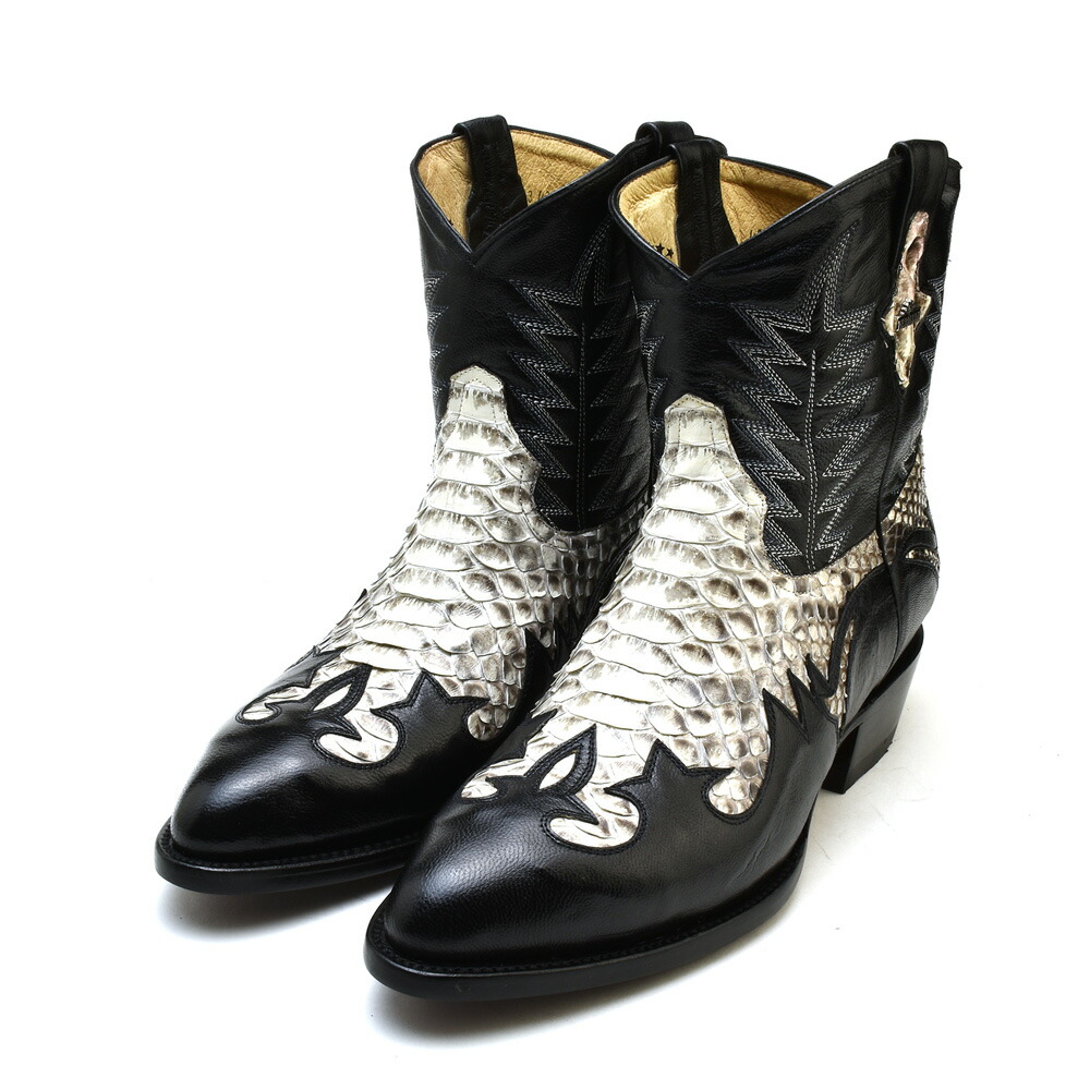 楽天市場】ピストレロ PISTOLERO 2124 ウエスタンブーツ ブラック ヘビ