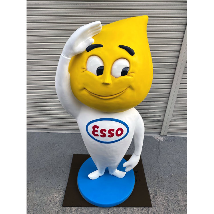 楽天市場】ESSO BOY エッソ君 等身大 フィギュア 横64cm×奥行き62cm×高