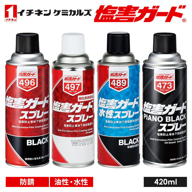 楽天市場】イチネンケミカルズ 塩害ガード スプレータイプ 420ml 塗り