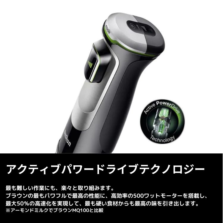 楽天市場】ブラウン マルチクイック9 ハンドブレンダー ブラック