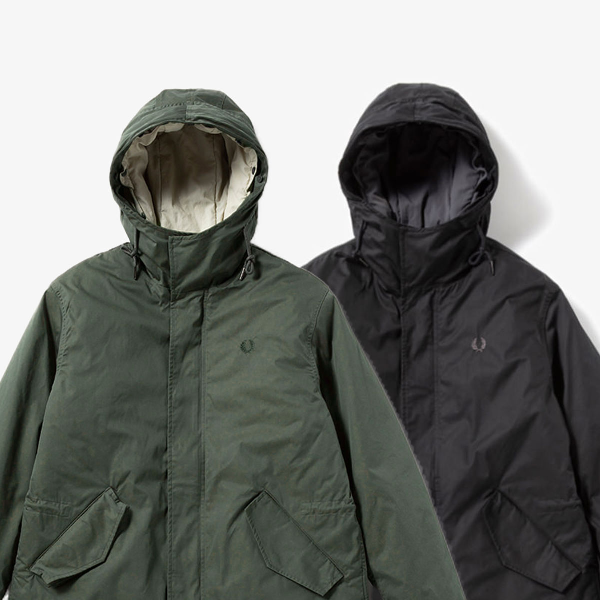 ケンジ FRED PERRY SHIPS別注 モッズコート プリマロフト ケンジ FRED