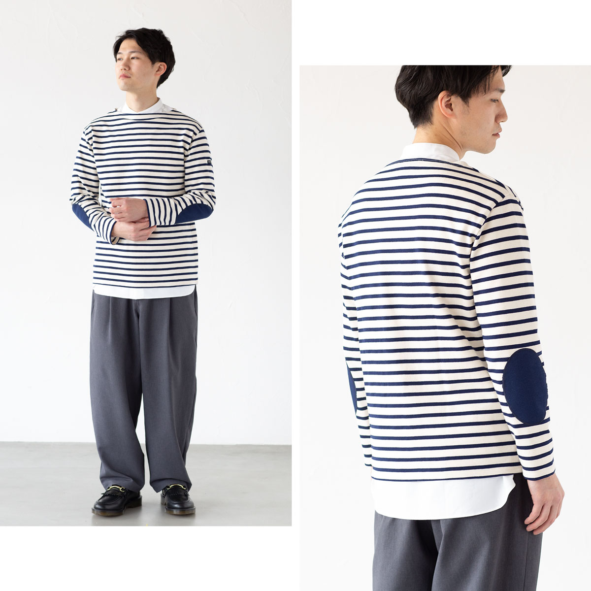 楽天市場】日本正規品 セントジェームス ウエッソン エルボーパッチ