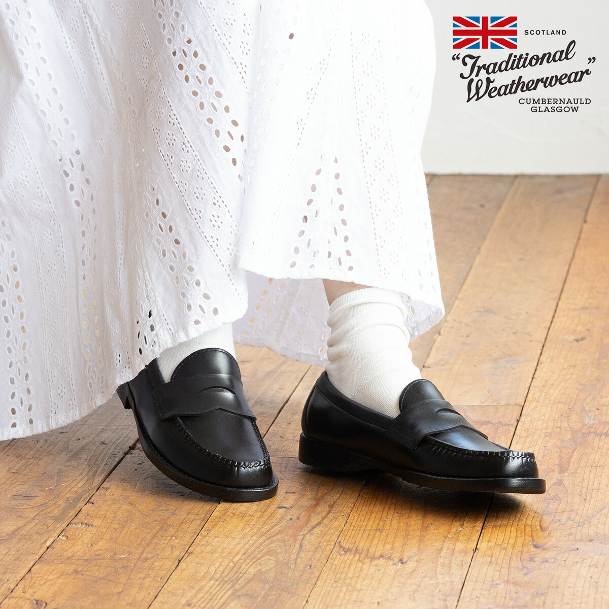 楽天市場】トラディショナル ウェザーウェア レイン ローファー 防水