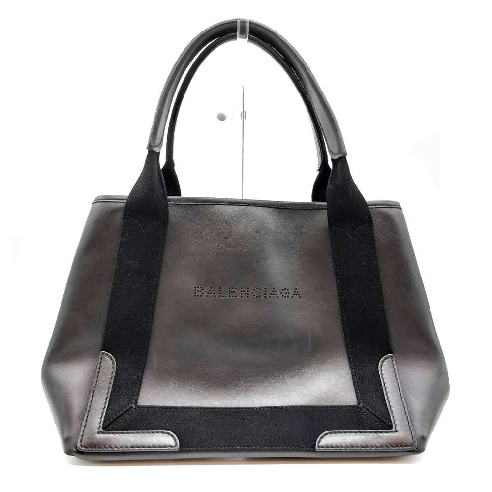 楽天市場】バレンシアガ ネイビーカバス Sサイズ ブラック 黒 レザー