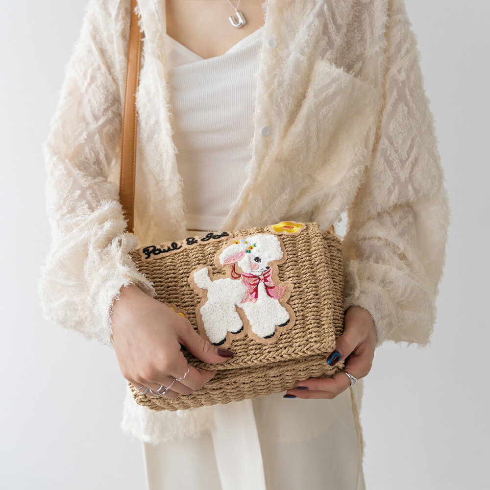 楽天市場】ポール&ジョー かごバッグ ショルダー ブランド かごバッグ