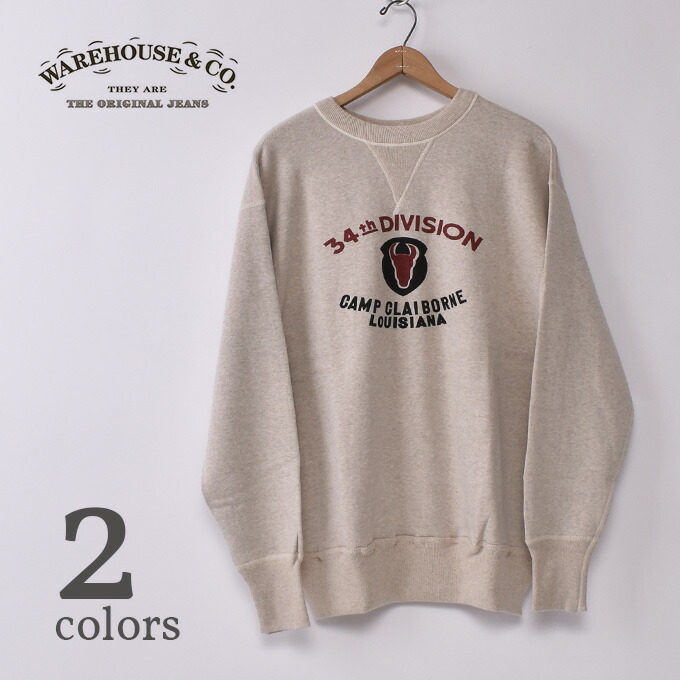 楽天市場】【WARE HOUSE】ウエアハウス34TH DIVISION (Lot 401) CREW