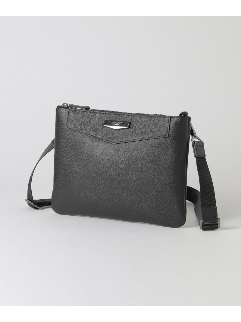 楽天市場】【SALE／41%OFF】エンボスシュリンクレザーサコッシュ BLACK