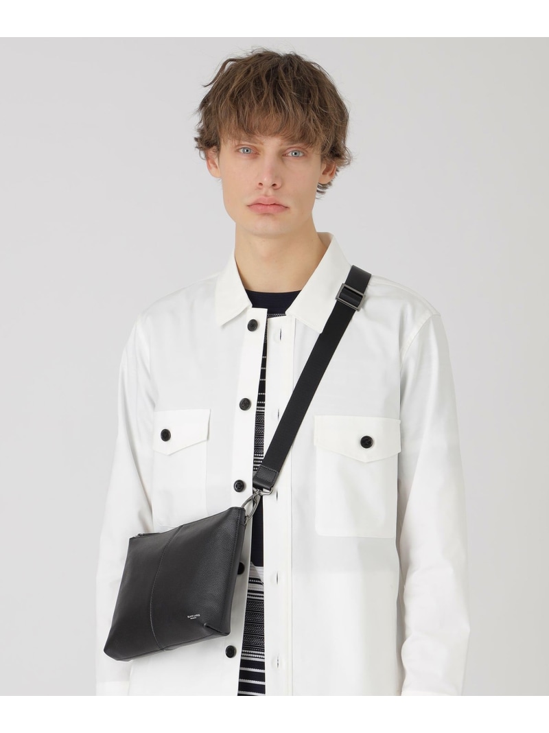 楽天市場】【SALE／33%OFF】エンボスシュリンクレザーサコッシュ BLACK