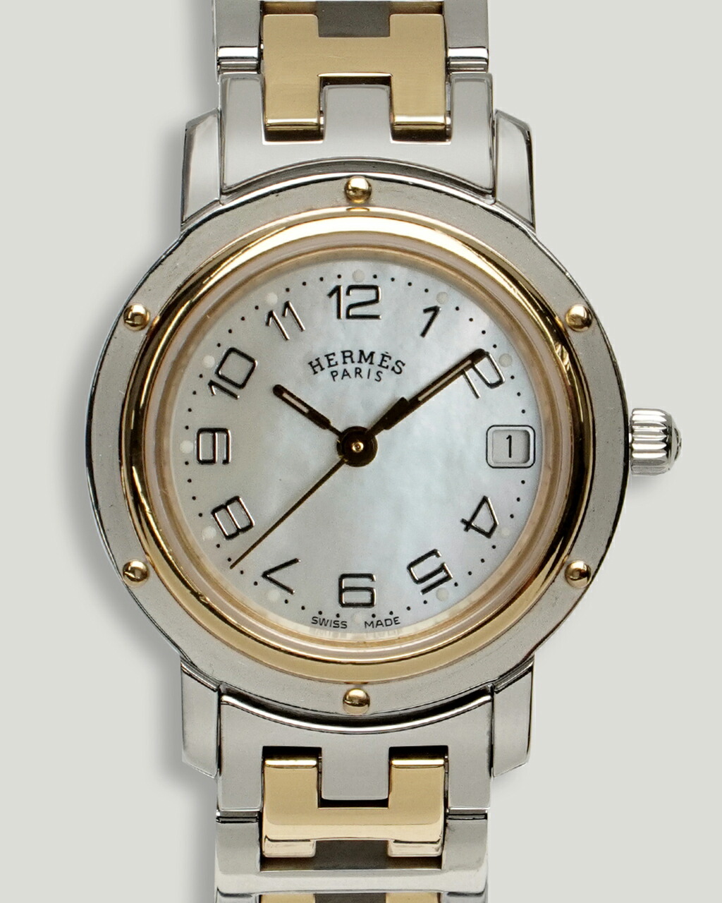 楽天市場】エルメス HERMES クリッパーナクレ MOP マザーオブパール