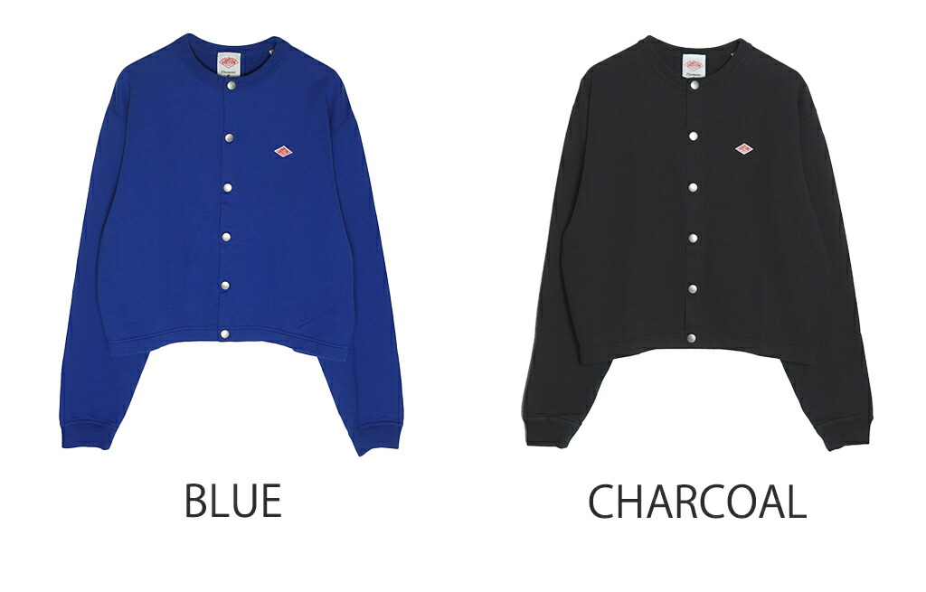 楽天市場】ダントン DANTON ドットボタン クルーネック カーディガン