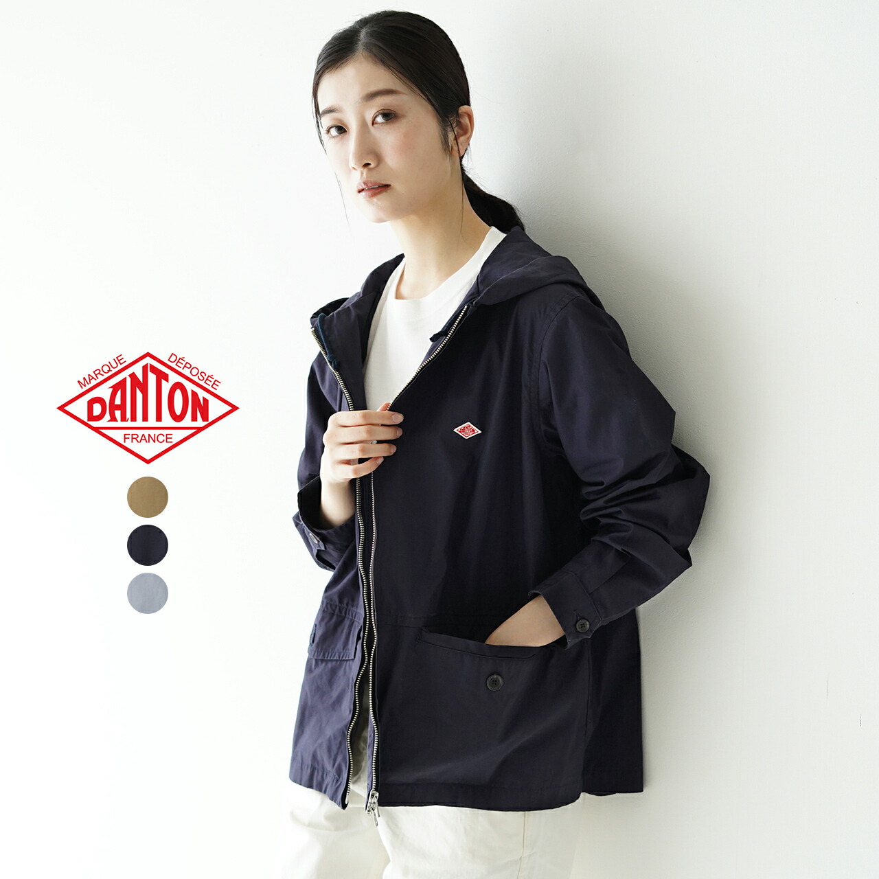 楽天市場】ダントン DANTON ジップ フーディー ZIP HOODIE フード付き