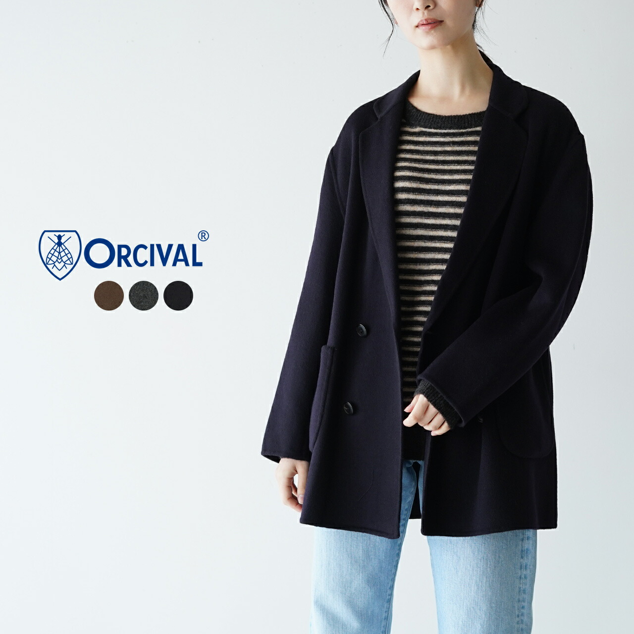 楽天市場】オーシバル オーチバル ORCIVAL リバー ダブルブレスト