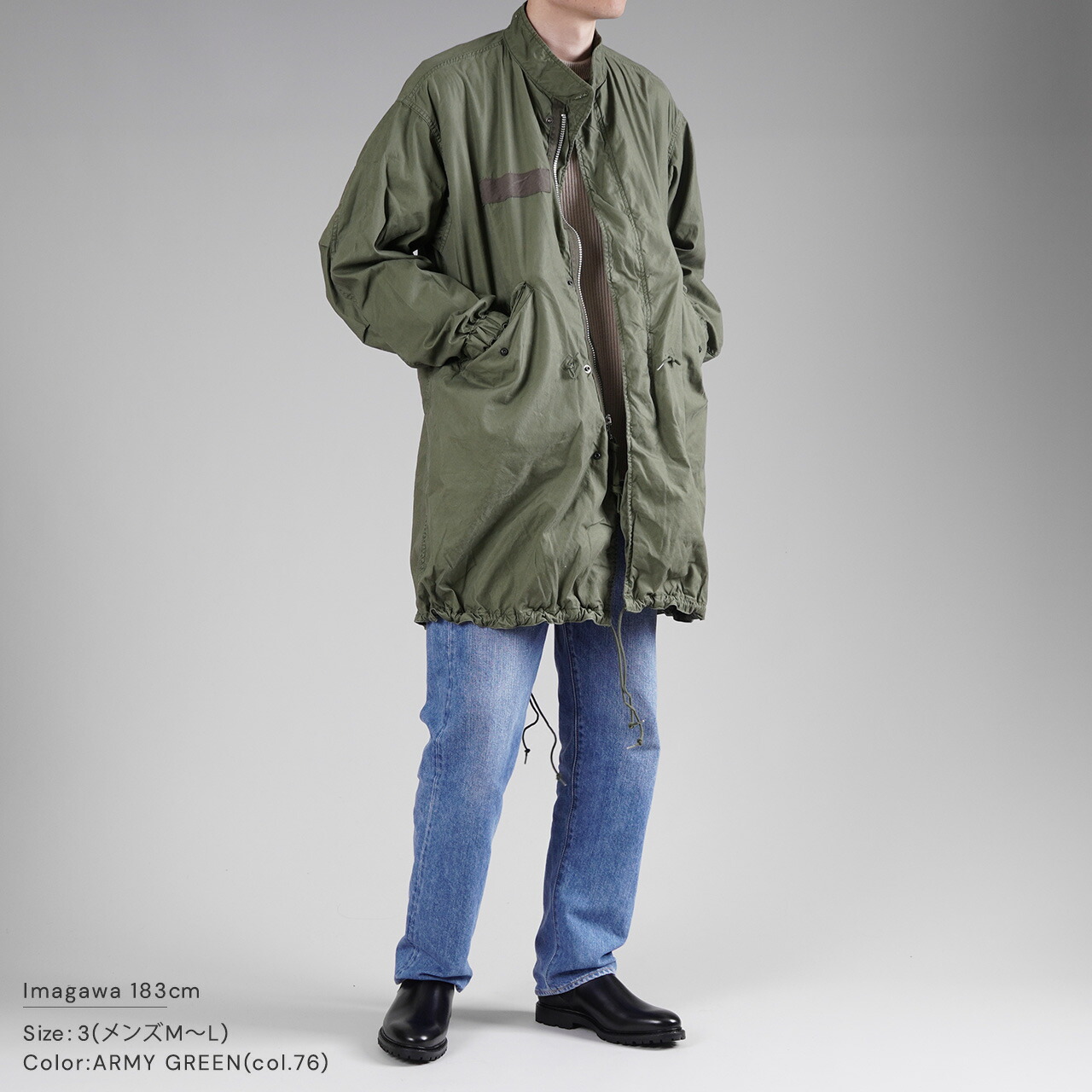 楽天市場】オアスロウ orSlow フィッシュテール コート M-65 FISH TAIL