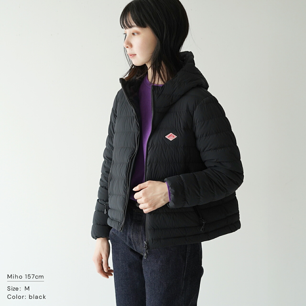 楽天市場】ダントン DANTON ミドル ダウン フーデッドジャケット