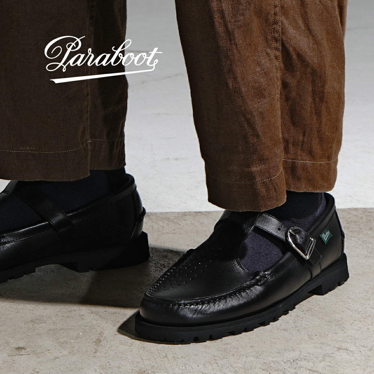 楽天市場】パラブーツ Paraboot バボード BABORD ストラップ レザー