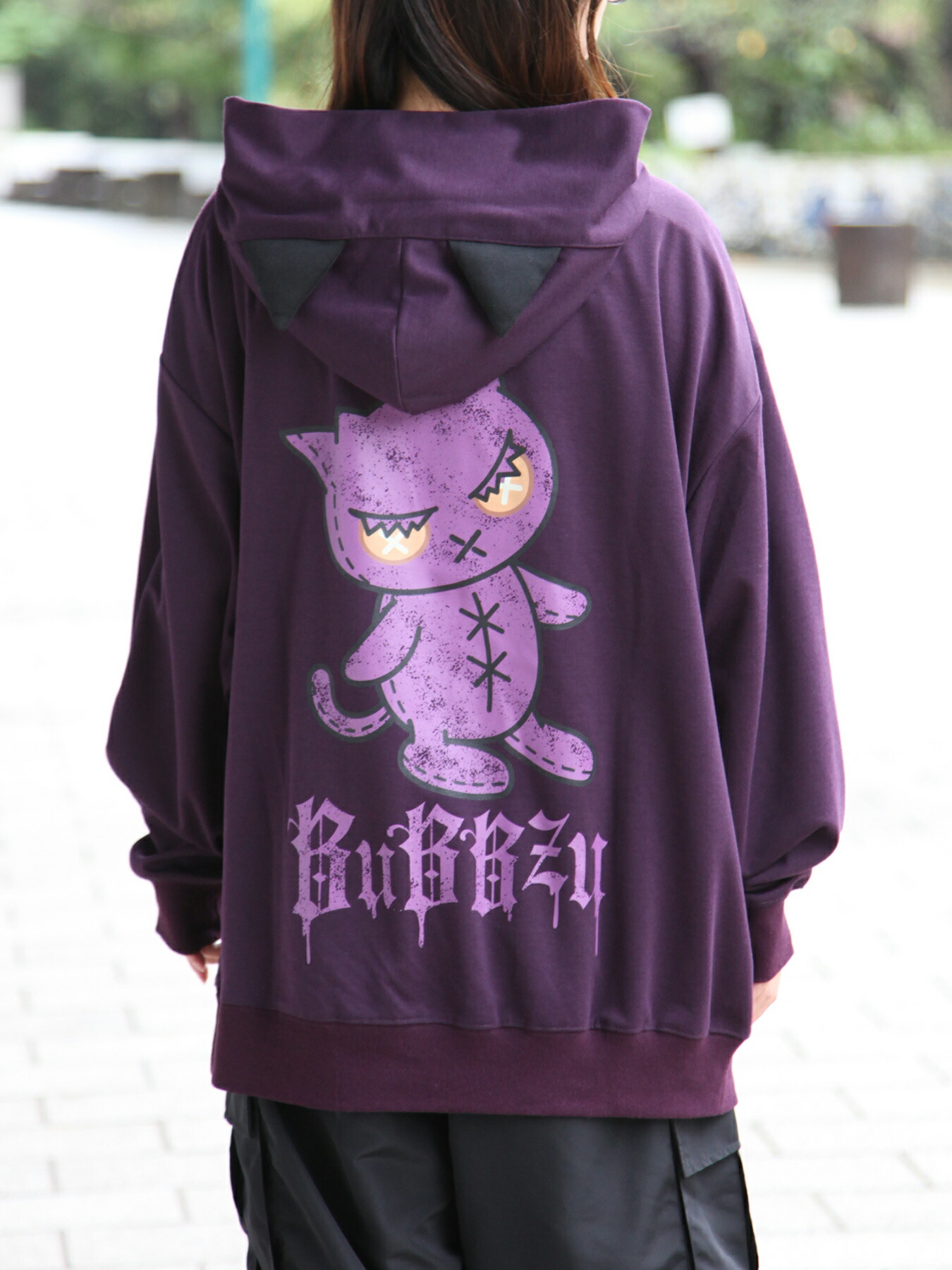 ゆず/チルぬい服[コーデュロイ2点]青・紫[グレンチェック3点] 黒・茶