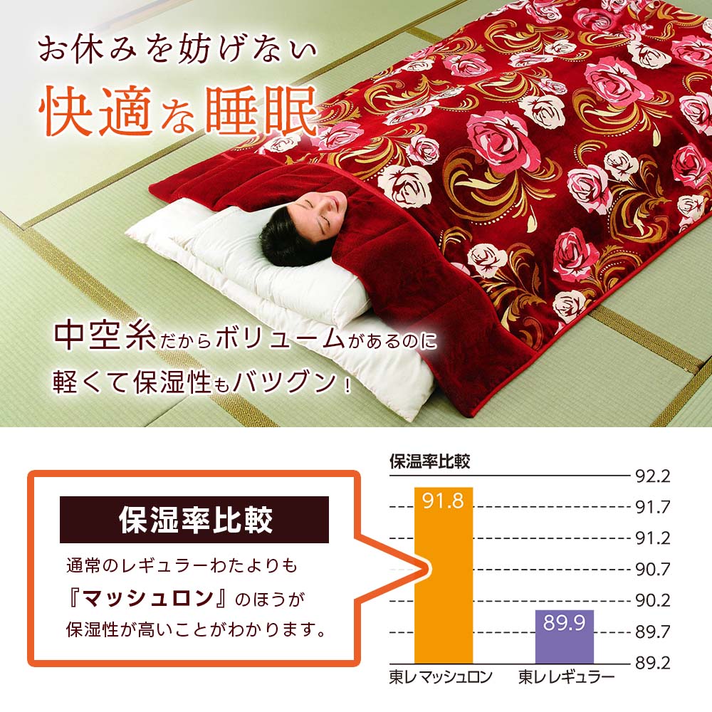 楽天市場】2枚合わせ 衿くり毛布三色組 140×230cm 東レ マシュロン