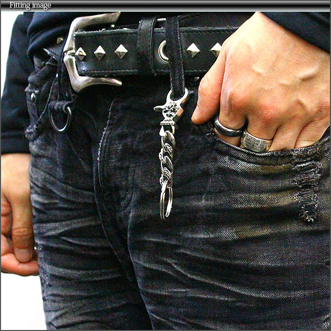 楽天市場】シルバー925 シルバーキーチェーン アイアンクロスクロス