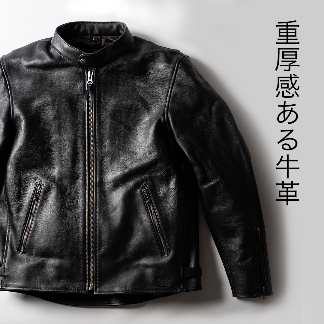 楽天市場】デグナー DEGNER レザー ジャケット メンズ 牛革 ブラック S