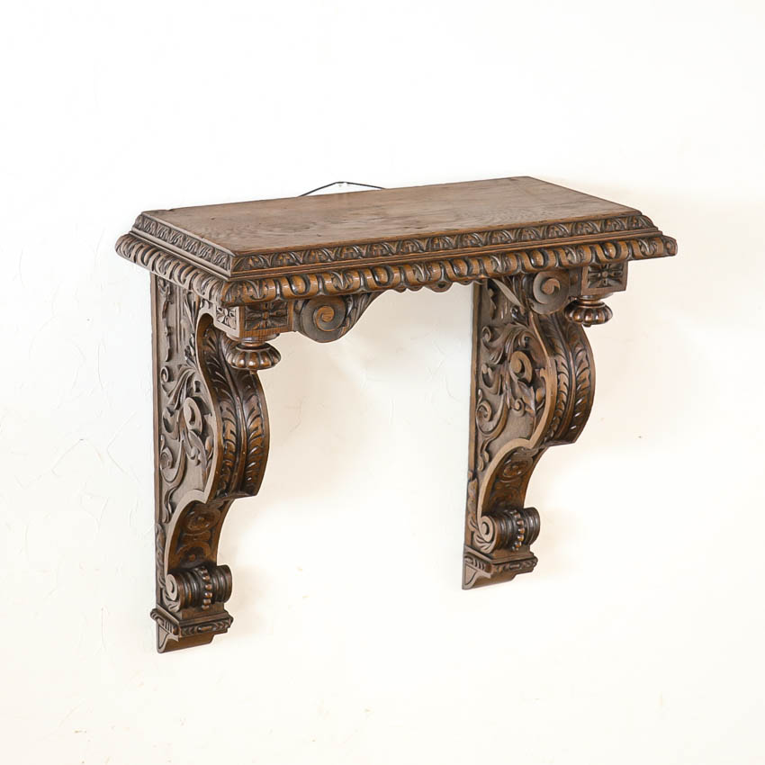 楽天市場】アンティーク ウォールシェルフ ウォールコンソール 壁掛け