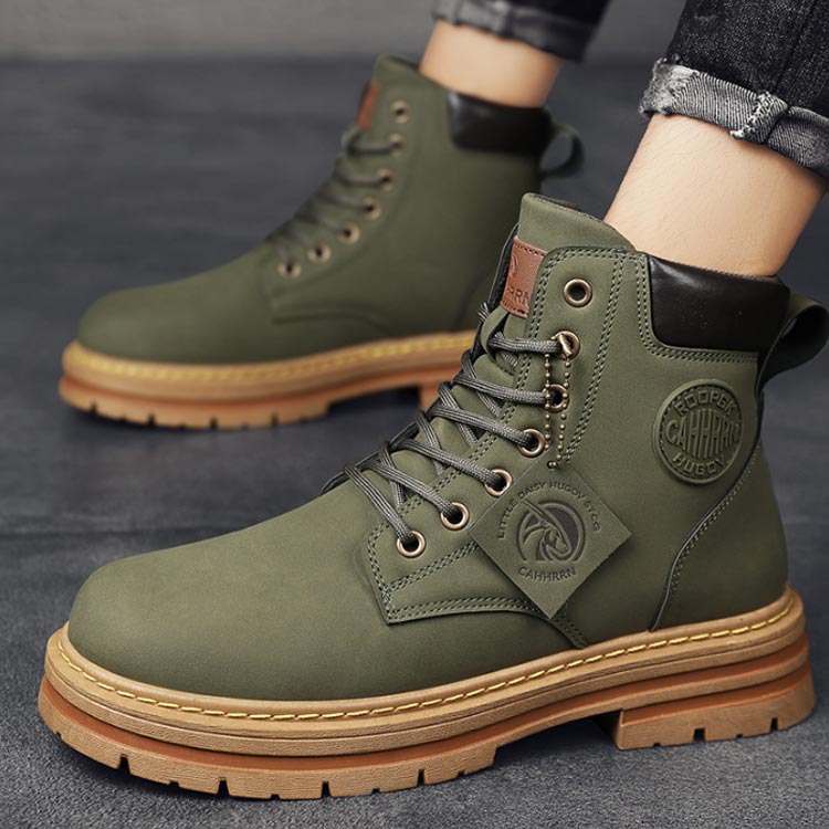 楽天市場】ブーツ メンズ ワークブーツ 編み上げ ショートブーツ