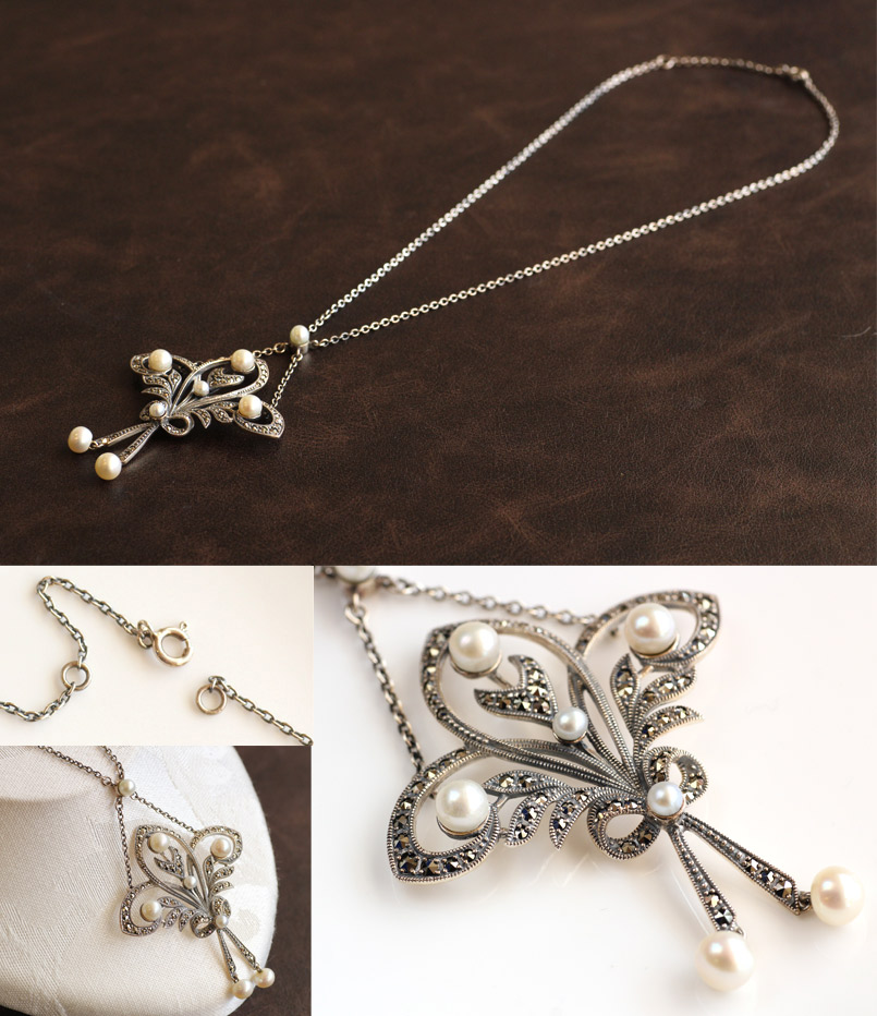 楽天市場】【碌山】 シルバー シードパール ネックレス ペンダント