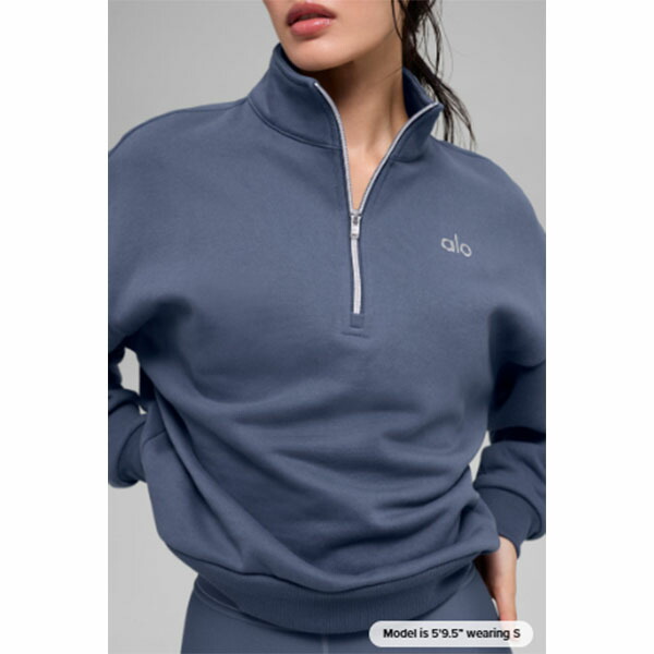 楽天市場】☆ ALO Yoga ☆ アコレード 1/4 ジップ プルオーバー